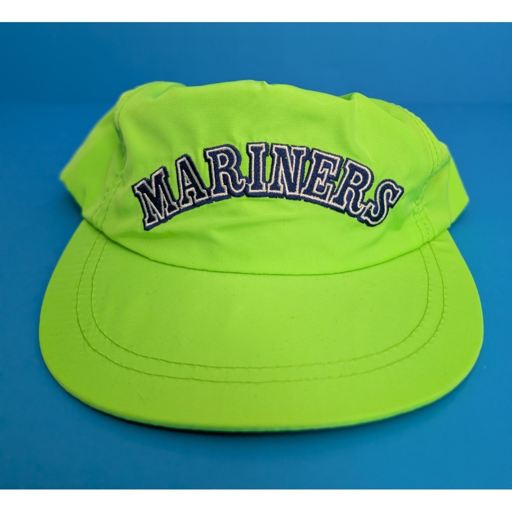 Seattle Mariners 5/9/25 Neon Green Ret 90s Snapback Hat College Night Giveaway